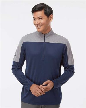 Adidas Lightweight Quarter-Zip Pullover - Image 3