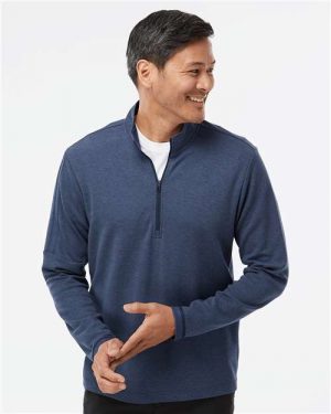 Adidas 3-Stripes Quarter-Zip Sweater - Image 3