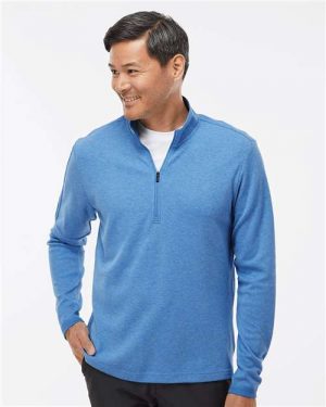 Adidas 3-Stripes Quarter-Zip Sweater - Image 4