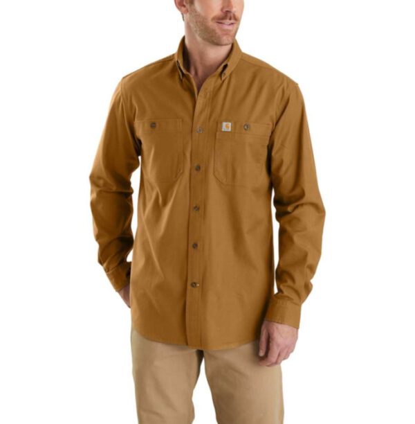 Carhartt Men's Rugged Flex Rigby Long-Sleeve Work Shirt - Image 7