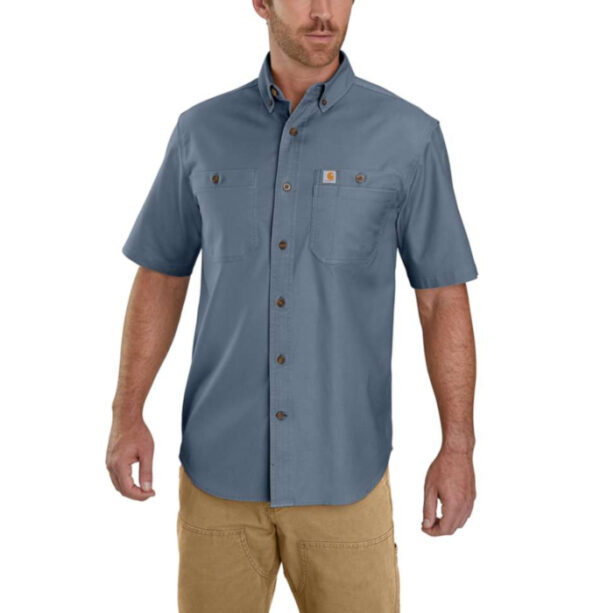 Carhartt Men's Rugged Flex Rigby Short-Sleeve Work Shirt - Image 6