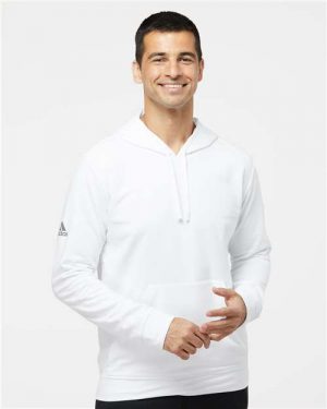 Adidas Fleece Hooded Sweatshirt - Image 2