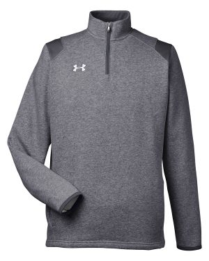 Under Armour Men's Hustle Quarter-zip Pullover Sweatshirt - Image 3