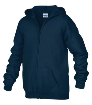 Gildan® Heavy Blend™ Full Zip Hooded Youth Sweatshirt - Image 4