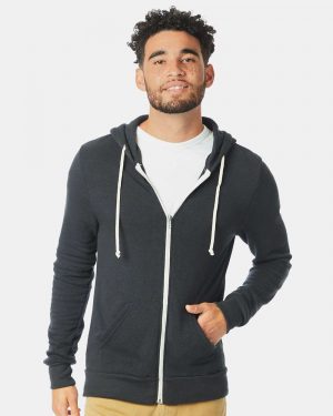 Alternative Rocky Eco-Fleece Full-Zip Hooded Sweatshirt - Image 4
