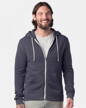 Alternative Rocky Eco-Fleece Full-Zip Hooded Sweatshirt