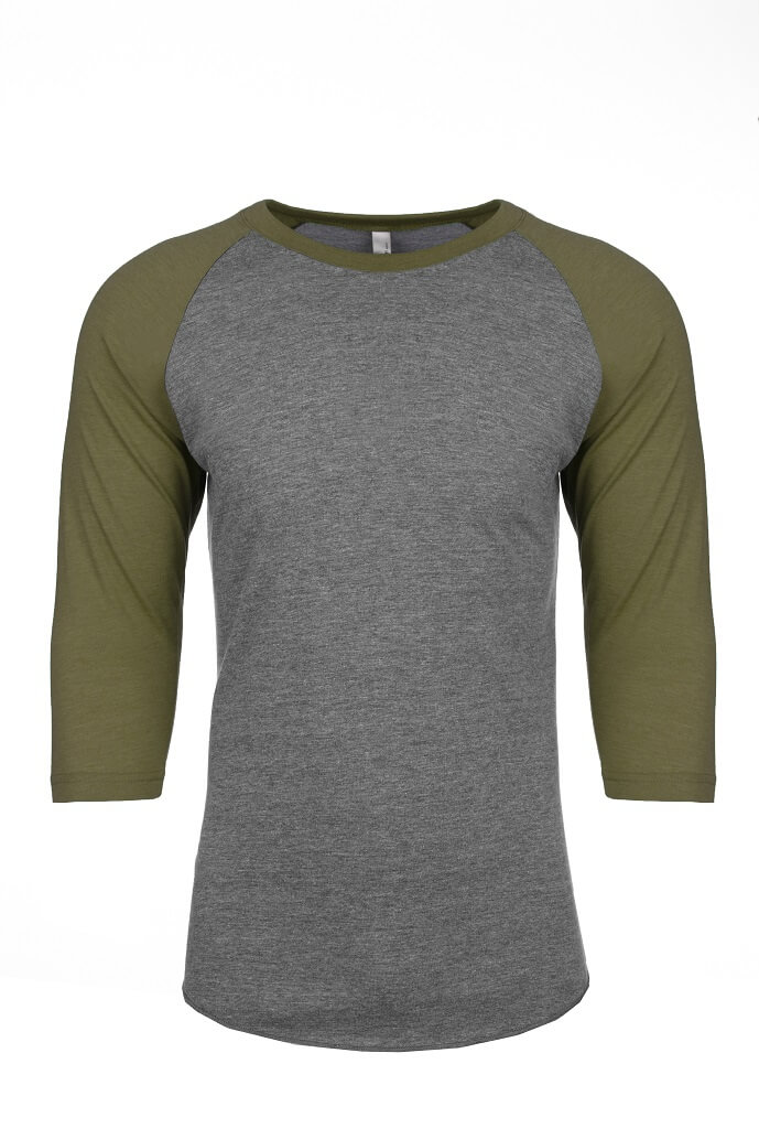 Next Level Unisex Tri-Blend ¾ Raglan