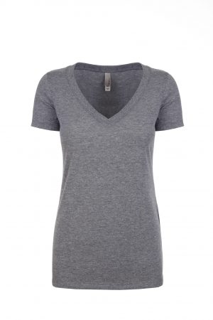 Next Level Women’s Tri-Blend Deep V - Image 6