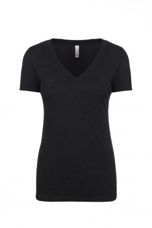 Next Level Women’s Tri-Blend Deep V - Image 5