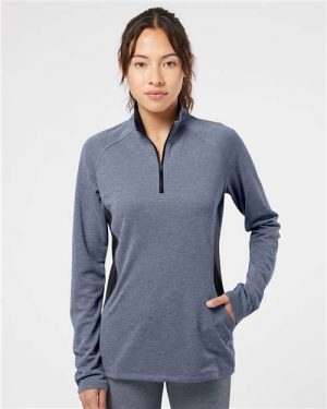 Adidas Women's Lightweight Quarter-Zip Pullover - Image 4