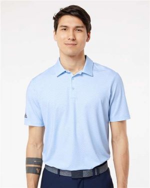Adidas Diamond Dot Print Polo - Image 3