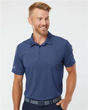 Adidas Diamond Dot Print Polo