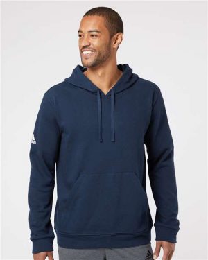Adidas Fleece Hooded Sweatshirt - Image 4