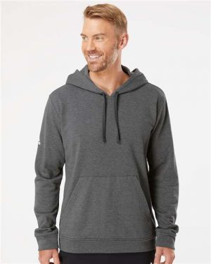 Adidas Fleece Hooded Sweatshirt - Image 6