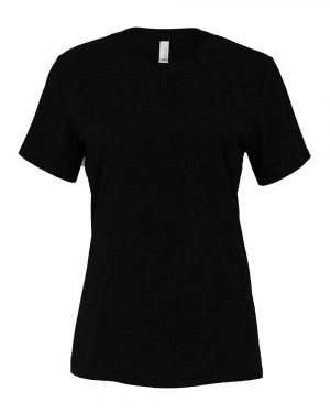 Bella + Canvas Women’s Relaxed Fit Heather CVC Tee - Image 2