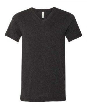 Bella + Canvas Heather CVC V-Neck Tee - Image 5