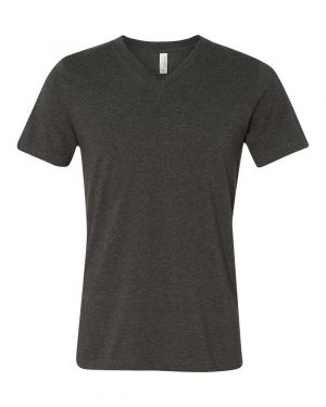 Bella + Canvas Heather CVC V-Neck Tee - Image 4