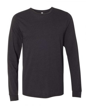 Bella + Canvas Heather CVC Long Sleeve Tee - Image 7