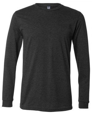 Bella + Canvas Heather CVC Long Sleeve Tee - Image 6