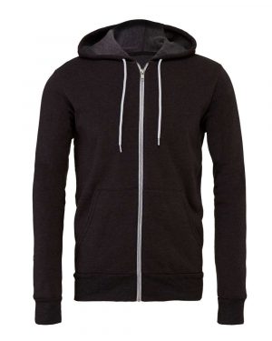 Bella + Canvas Sponge Fleece Full-Zip Hoodie - Image 3