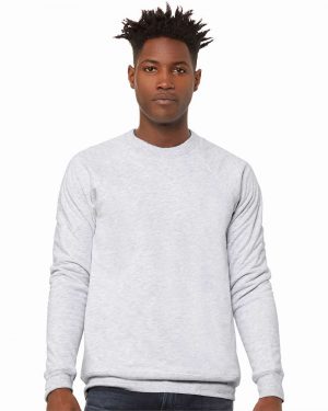Bella + Canvas Sponge Fleece Raglan Crewneck Sweatshirt