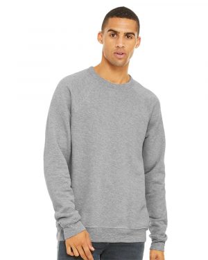 Bella + Canvas Sponge Fleece Raglan Crewneck Sweatshirt - Image 16