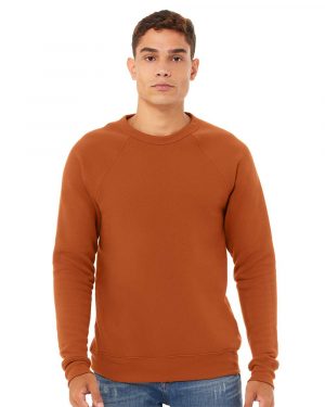 Bella + Canvas Sponge Fleece Raglan Crewneck Sweatshirt - Image 15
