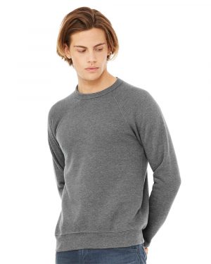 Bella + Canvas Sponge Fleece Raglan Crewneck Sweatshirt - Image 12