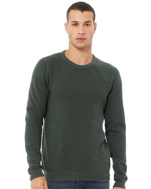 Bella + Canvas Sponge Fleece Raglan Crewneck Sweatshirt - Image 8