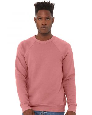 Bella + Canvas Sponge Fleece Raglan Crewneck Sweatshirt - Image 5
