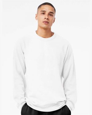 Bella + Canvas Sponge Fleece Raglan Crewneck Sweatshirt - Image 2