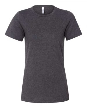 Bella + Canvas Women’s Relaxed Fit Heather CVC Tee