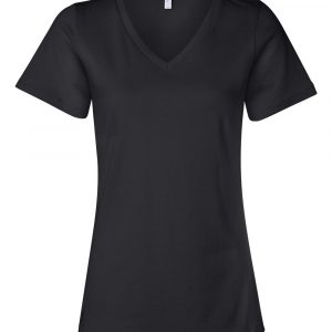 Bella + Canvas Women’s Relaxed Jersey V-Neck Tee