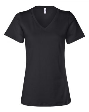 Bella + Canvas Women’s Relaxed Jersey V-Neck Tee