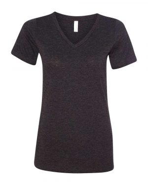 Bella + Canvas Women's Relaxed Triblend Short Sleeve V-Neck Tee