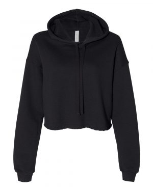 Bella + Canvas Women's Crop Fleece Hoodie - Image 4