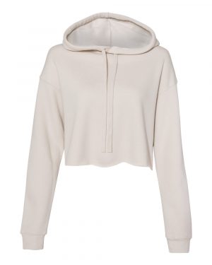 Bella + Canvas Women's Crop Fleece Hoodie - Image 3