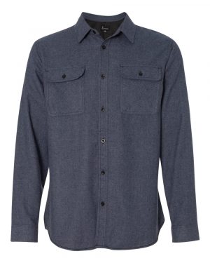 Burnside Solid Long Sleeve Flannel Shirt - Image 2