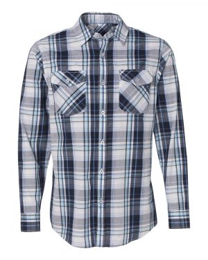 Burnside Long Sleeve Plaid Shirt