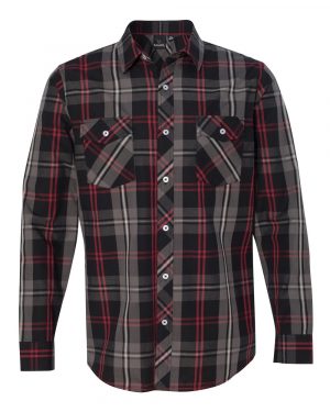 Burnside Long Sleeve Plaid Shirt - Image 4