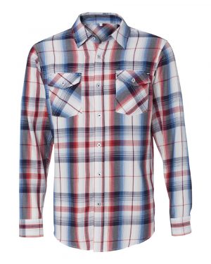 Burnside Long Sleeve Plaid Shirt - Image 3