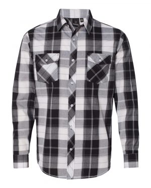 Burnside Long Sleeve Plaid Shirt - Image 2