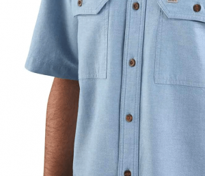 Carhartt Original Fit Midweight Short-Sleeve Button-Front Shirt - Image 3