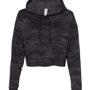 Independent Trading Co. Women’s Lightweight Crop Hooded Sweatshirt
