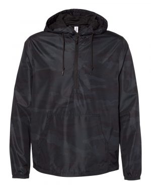 Independent Trading Co. Lightweight Quarter-Zip Windbreaker Pullover Jacket - Image 4