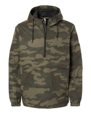 Independent Trading Co. Lightweight Quarter-Zip Windbreaker Pullover Jacket - Image 6
