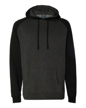 Independent Trading Co. Raglan Hooded Sweatshirt - Image 4