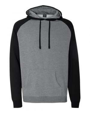 Independent Trading Co. Raglan Hooded Sweatshirt - Image 2