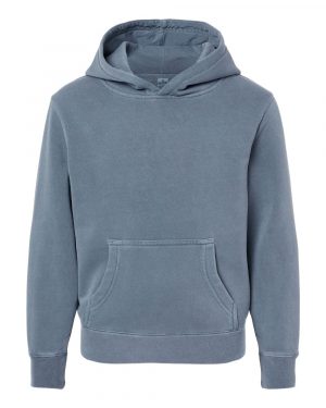 Independent Trading Co. Youth Midweight Pigment-Dyed Hooded Sweatshirt - Image 2