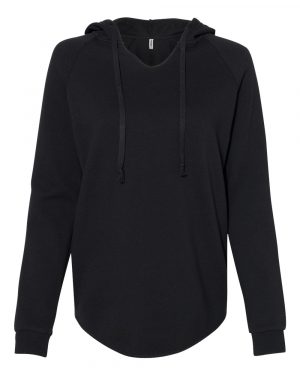 Independent Trading Co. Women’s Lightweight California Wave Wash Hooded Sweatshirt